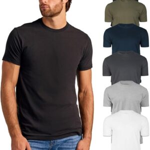 Limited time deal 22%off True Classic Mens T-Shirts - Short Sleeve Crew Neck Plain Novelty T Shirt for Men