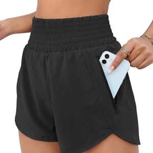 Limited time deal-20%BMJL Women's Athletic Shorts High Waisted Running Shorts